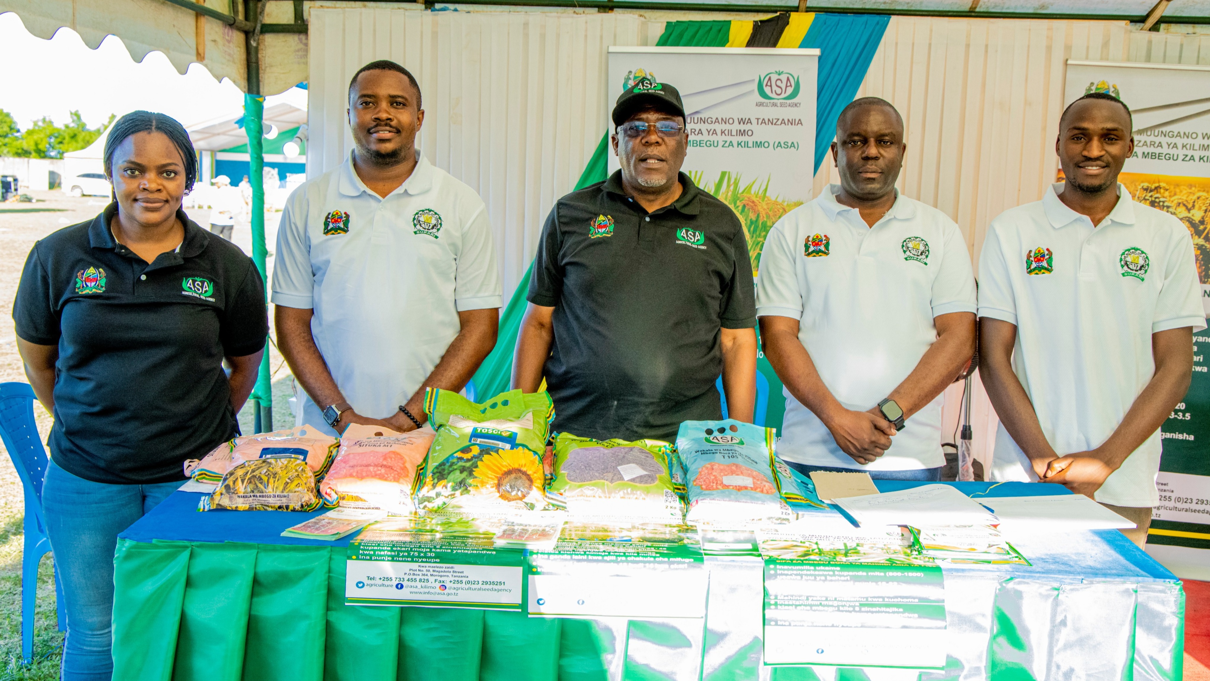 ASA YATOA HUDUMA YA UPATIKANAJI WA MBEGU BORA ZA KILIMO KWA WAKULIMA KATIKA WIKI YA MAADHIMISHO YA CHAKULA MKOANI TANGA.